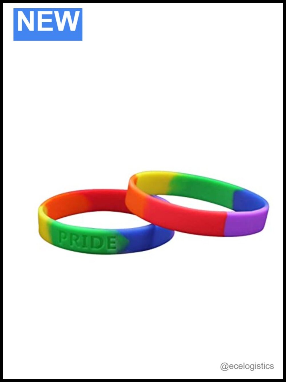 Pride Silicone Bracelets Wristbands LGBTQ+ Support Fundraisers Unisex
